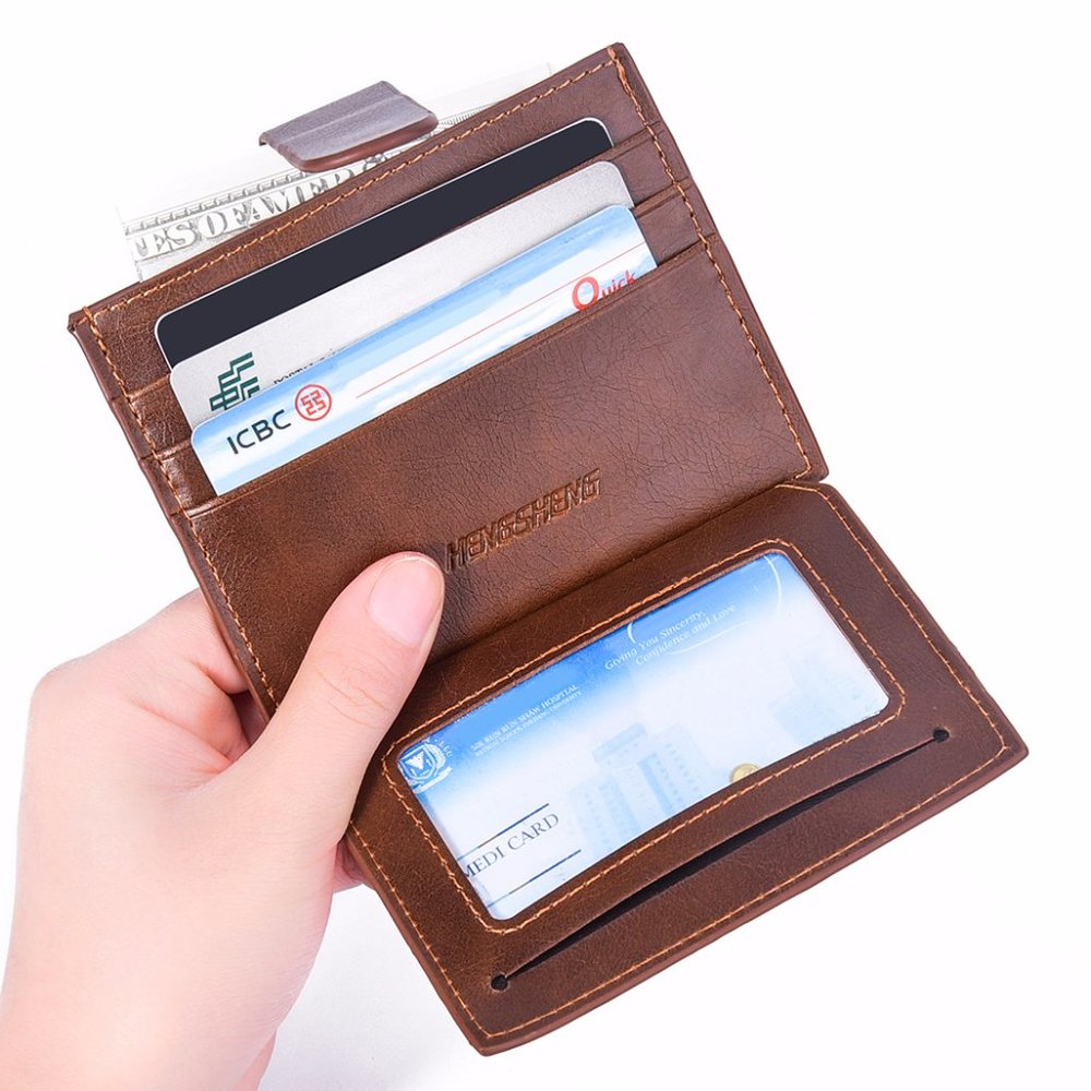 Minimalist Slim Wallet Money Clip - Picture 2 of 12